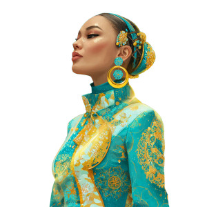 Kazakh Capital Portrait Vinyl Car Decal Sticker – Waterproof & UV-Resistant 6.826666666666667"