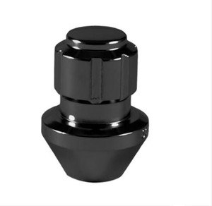 Ultimate Security Wheel Locks for Toyota Tundra | Lug Nut Locks, 60° Conical Bulge, Black Chrome - Pack of 4 Ultimate Security Wheel Locks for Toyota Tundra | Lug Nut Locks, 60° Conical Bulge, Black Chrome - Pack of 4