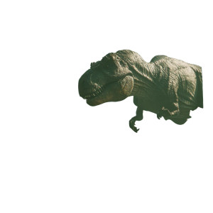 Dinosaur And Burger Vinyl Car Decal Sticker – Waterproof & UV-Resistant 3.4133333333333336"