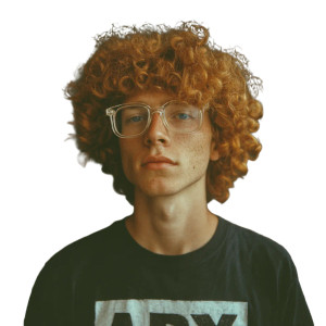 Retro Glasses Guy Vinyl Car Decal Sticker – Waterproof & UV-Resistant 3.4133333333333336"