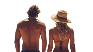 Beach Couple Sunset Vinyl Car Decal Sticker – Waterproof & UV-Resistant 2.72" Beach Couple Sunset Vinyl Car Decal Sticker – Waterproof & UV-Resistant 2.72"
