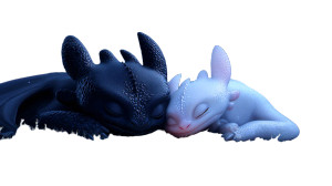 Sleeping Dragons Serenity Vinyl Car Decal Sticker – Waterproof & UV-Resistant 2.72"