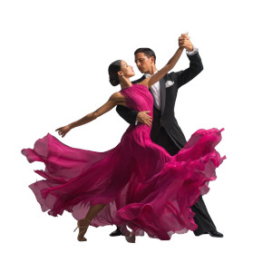 Ballroom Dancers Vinyl Car Decal Sticker – Waterproof & UV-Resistant 6.826666666666667"