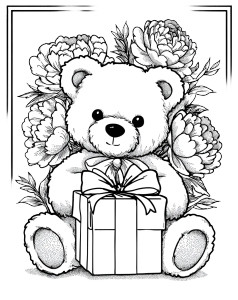 Teddy With Flowers Vinyl Car Decal Sticker – Waterproof & UV-Resistant 8.213333333333333" Teddy With Flowers Vinyl Car Decal Sticker – Waterproof & UV-Resistant 8.213333333333333"
