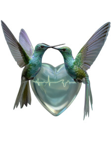 Heartwing Hummingbirds Vinyl Car Decal Sticker – Waterproof & UV-Resistant 8.213333333333333" Heartwing Hummingbirds Vinyl Car Decal Sticker – Waterproof & UV-Resistant 8.213333333333333"