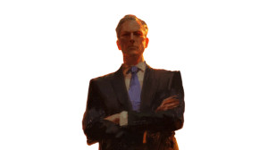 Dark Authority Figure Vinyl Car Decal Sticker – Waterproof & UV-Resistant 2.72"