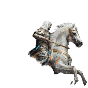 Muslim Knight Banner Vinyl Car Decal Sticker – Waterproof & UV-Resistant 3.4133333333333336" Muslim Knight Banner Vinyl Car Decal Sticker – Waterproof & UV-Resistant 3.4133333333333336"