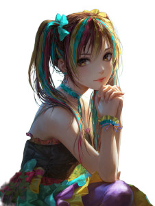 Rainbow Anime Girl V3 Vinyl Car Decal Sticker – Waterproof & UV-Resistant 8.213333333333333" Rainbow Anime Girl V3 Vinyl Car Decal Sticker – Waterproof & UV-Resistant 8.213333333333333"