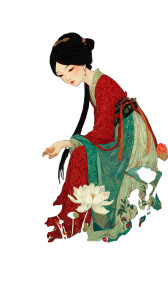 Ancient Chinese Beauty V30 Vinyl Car Decal Sticker – Waterproof & UV-Resistant 4.8533333333333335"