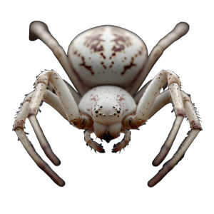 Spider Close-Up Vinyl Car Decal Sticker – Waterproof & UV-Resistant 3.4133333333333336"
