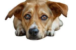Salivating Dog Vinyl Car Decal Sticker – Waterproof & UV-Resistant 2.986666666666667"