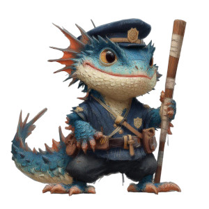 Dragon Policeman Vinyl Car Decal Sticker – Waterproof & UV-Resistant 3.4133333333333336" Dragon Policeman Vinyl Car Decal Sticker – Waterproof & UV-Resistant 3.4133333333333336"