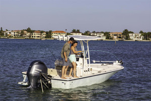 Lewmar Boat Anchor | Power Pole Style | Holds Up To 30 Ft | Powder Coated Aluminum | Remote Controlled