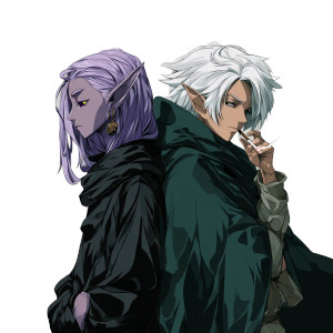 Dark Fantasy Duo V6 Vinyl Car Decal Sticker – Waterproof & UV-Resistant 3.4133333333333336"