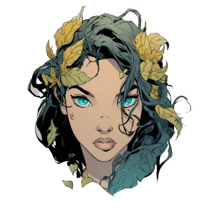 Nature Goddess V4 Vinyl Car Decal Sticker – Waterproof & UV-Resistant 3.4133333333333336"
