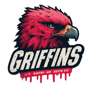 Griffins Mascot Vinyl Car Decal Sticker – Waterproof & UV-Resistant 3.4133333333333336"