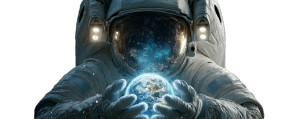 Futuristic Space Guardian Vinyl Car Decal Sticker – Waterproof & UV-Resistant 4.586666666666667"