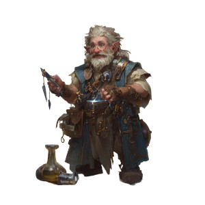 Gnome Inventor Vinyl Car Decal Sticker – Waterproof & UV-Resistant 3.4133333333333336"