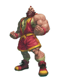 Zangief Portrait V2 Vinyl Car Decal Sticker – Waterproof & UV-Resistant 4.1066666666666665" Zangief Portrait V2 Vinyl Car Decal Sticker – Waterproof & UV-Resistant 4.1066666666666665"
