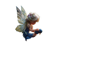 Blueberry Fairy Vinyl Car Decal Sticker – Waterproof & UV-Resistant 2.986666666666667"