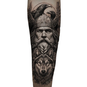 Odin Tattoo Design V9 Vinyl Car Decal Sticker – Waterproof & UV-Resistant 3.4133333333333336" Odin Tattoo Design V9 Vinyl Car Decal Sticker – Waterproof & UV-Resistant 3.4133333333333336"