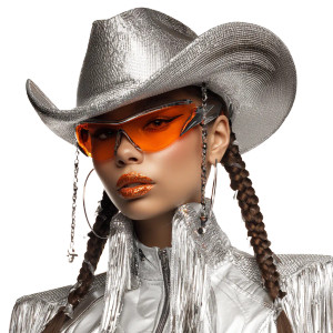 Cyber Cowgirl Diva Vinyl Car Decal Sticker – Waterproof & UV-Resistant 3.4133333333333336" Cyber Cowgirl Diva Vinyl Car Decal Sticker – Waterproof & UV-Resistant 3.4133333333333336"