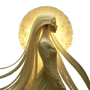 Ethereal Paper Woman Vinyl Car Decal Sticker – Waterproof & UV-Resistant 3.4133333333333336" Ethereal Paper Woman Vinyl Car Decal Sticker – Waterproof & UV-Resistant 3.4133333333333336"