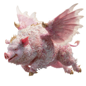 Pink Pig-Dragon Hybrid Vinyl Car Decal Sticker – Waterproof & UV-Resistant 3.4133333333333336" Pink Pig-Dragon Hybrid Vinyl Car Decal Sticker – Waterproof & UV-Resistant 3.4133333333333336"