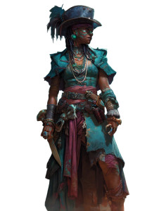 Pirate Witch V2 Vinyl Car Decal Sticker – Waterproof & UV-Resistant 4.1066666666666665"