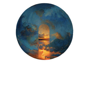 Blue Moon Sphere Vinyl Car Decal Sticker – Waterproof & UV-Resistant 6.826666666666667"