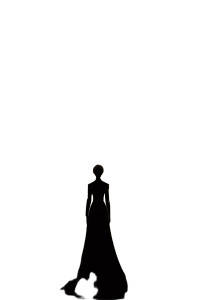 Elegant Silhouette Woman V5 Vinyl Car Decal Sticker – Waterproof & UV-Resistant 4.4