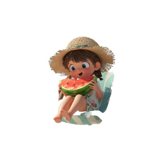 Girl Eating Watermelon V3 Vinyl Car Decal Sticker – Waterproof & UV-Resistant 3.4133333333333336" Girl Eating Watermelon V3 Vinyl Car Decal Sticker – Waterproof & UV-Resistant 3.4133333333333336"