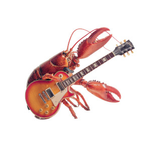 Rocking Lobster Vinyl Car Decal Sticker – Waterproof & UV-Resistant 3.4133333333333336" Rocking Lobster Vinyl Car Decal Sticker – Waterproof & UV-Resistant 3.4133333333333336"