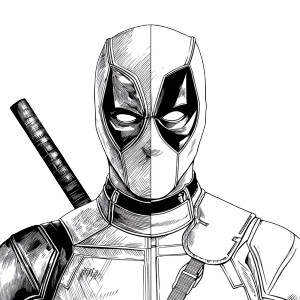 Deadpool Wolverine Splitface Vinyl Car Decal Sticker – Waterproof & UV-Resistant 3.4133333333333336"