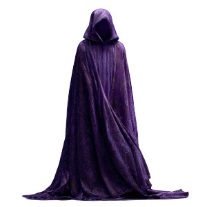 Purple Velvet Cloak Vinyl Car Decal Sticker – Waterproof & UV-Resistant 3.4133333333333336"