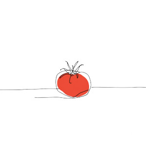 Tomato Cartoon Vinyl Car Decal Sticker – Waterproof & UV-Resistant 3.4133333333333336"