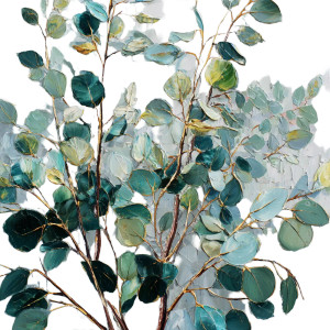 Eucalyptus Branches V3 Vinyl Car Decal Sticker – Waterproof & UV-Resistant 3.4133333333333336"