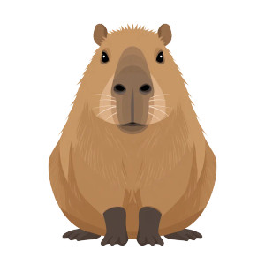 Cute Capybara Clipart Vinyl Car Decal Sticker – Waterproof & UV-Resistant 3.4133333333333336" Cute Capybara Clipart Vinyl Car Decal Sticker – Waterproof & UV-Resistant 3.4133333333333336"