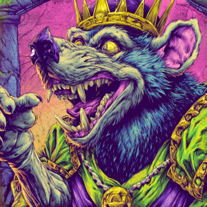 Wererat King Vinyl Car Decal Sticker – Waterproof & UV-Resistant 3.4133333333333336"