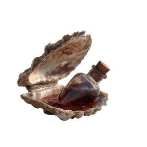 Oyster With Bottle Vinyl Car Decal Sticker – Waterproof & UV-Resistant 3.4133333333333336" Oyster With Bottle Vinyl Car Decal Sticker – Waterproof & UV-Resistant 3.4133333333333336"