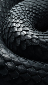 Black Snake Skin V2 Vinyl Car Decal Sticker – Waterproof & UV-Resistant 9.706666666666667"