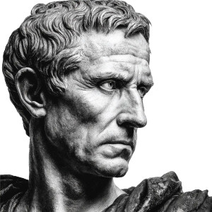 Caesar Portrait Vinyl Car Decal Sticker – Waterproof & UV-Resistant 3.4133333333333336"