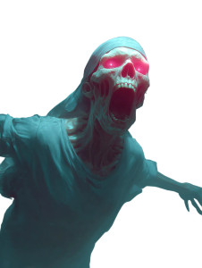 Scary Ghoul Vinyl Car Decal Sticker – Waterproof & UV-Resistant 8.213333333333333" Scary Ghoul Vinyl Car Decal Sticker – Waterproof & UV-Resistant 8.213333333333333"