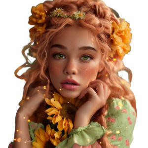 Summer Goddess Vinyl Car Decal Sticker – Waterproof & UV-Resistant 3.4133333333333336"