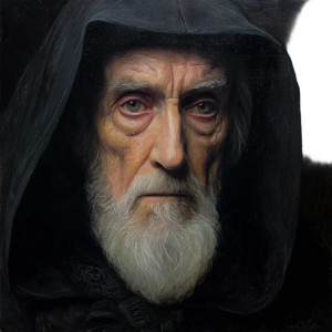 Wise Wizard Portrait V7 Vinyl Car Decal Sticker – Waterproof & UV-Resistant 3.4133333333333336"