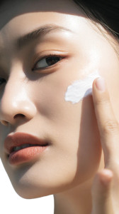 Asian Woman Applying Cream V2 Vinyl Car Decal Sticker – Waterproof & UV-Resistant 4.8533333333333335"