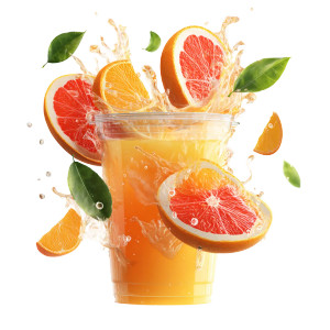 Fresh Orange Juice V4 Vinyl Car Decal Sticker – Waterproof & UV-Resistant 6.826666666666667"
