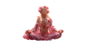 Enchanted Meditator Vinyl Car Decal Sticker – Waterproof & UV-Resistant 5.12"