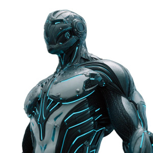 Future Humanoid Robot Vinyl Car Decal Sticker – Waterproof & UV-Resistant 3.4133333333333336"