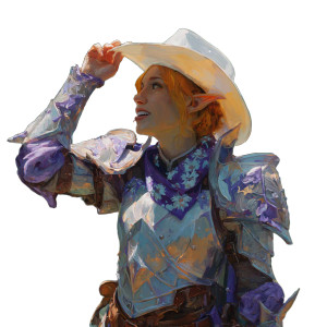 Eladrin Paladin Vinyl Car Decal Sticker – Waterproof & UV-Resistant 3.4133333333333336"